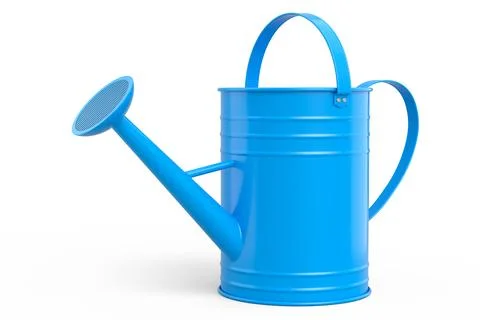 Watering can isolated on a white background. 3d render concept of gardening e 스톡 일러스트