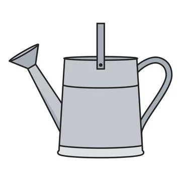 Watering Can Vector Illustration