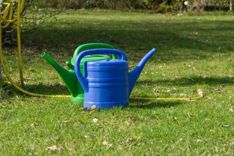 Watering cans Stock Photos