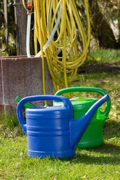 Watering cans Stock Photos