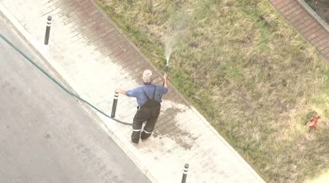 Watering Stock Footage 12710618