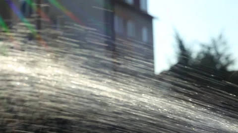 Watering the lawn Vídeo Stock 42179907