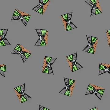 Watering robot harvests vector seamless pattern Stock Illustration