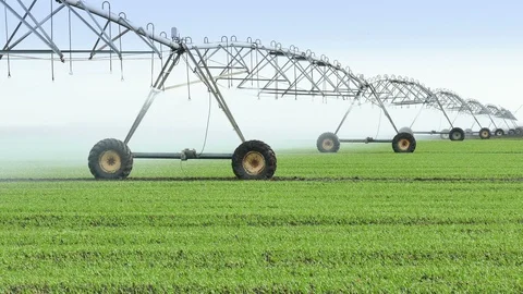 Watering System Stock Footage 98974907