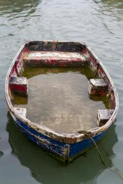 Waterlogged dingy Stock Photos