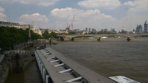 Waterloo Bridge Stock Footage 91897414