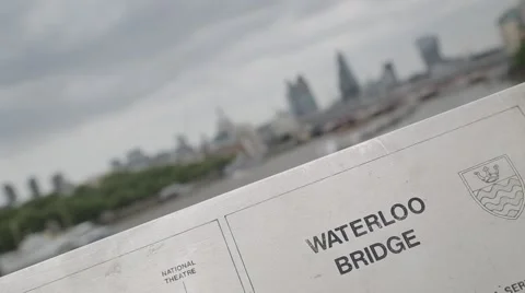 Waterloo Bridge, London Stock Footage 50379388