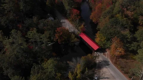 Waterloo Covered Bridge Stock Footage 223521211