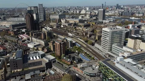 Waterloo station and the cut. Stock Footage 181616035