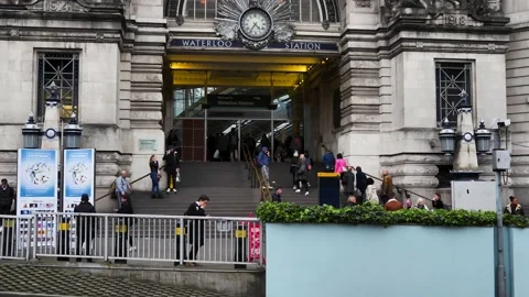Waterloo Station Stock Footage 238968205