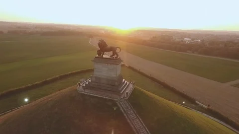 Waterloo statue Stock Footage 100330486