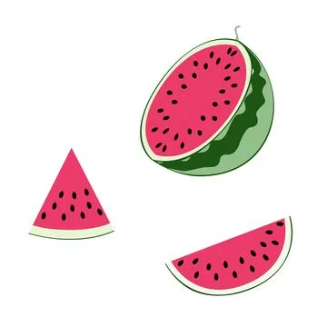 Watermelon 20 Stock-Illustration