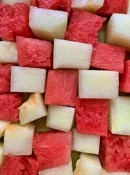 Watermelon and melon Foto stock