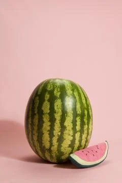 Watermelon and toy Stock Photos