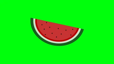 Watermelon animation Stock Footage 194784425