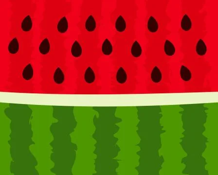 Watermelon background. Vector illustration. Stock Illustration