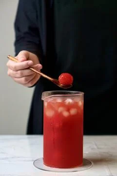 Watermelon ball Stock Photos