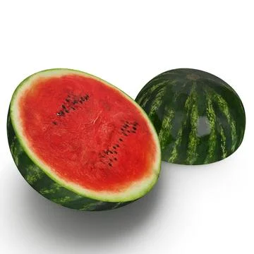 3D Model: Watermelon Cross Section 3D Model #90654687