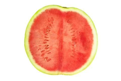 Watermelon cross section Stock Photos