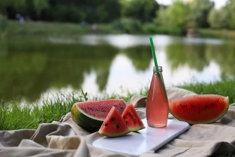 Watermelon drink 1 Stock Photos