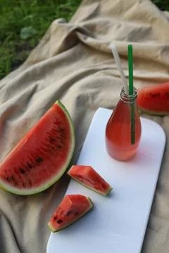 Watermelon drink 2 Stock Photos