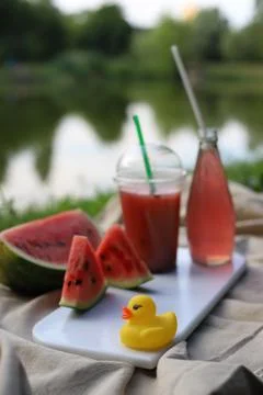 Watermelon drink 5 Stock Photos