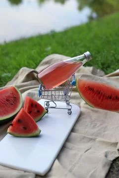 Watermelon drink 8 Stock Photos