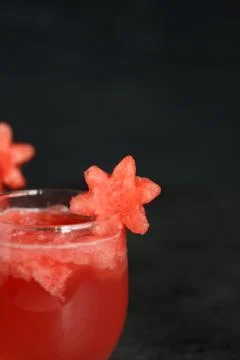 Watermelon drink closeup Stock Photos