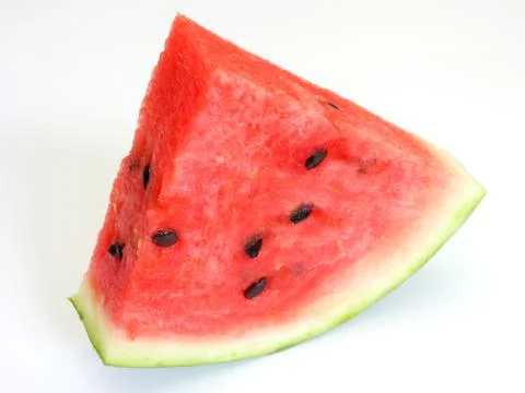 Watermelon with dry stem Stock Photos