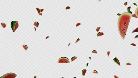 Watermelon Fall Stock-Footage 242510727