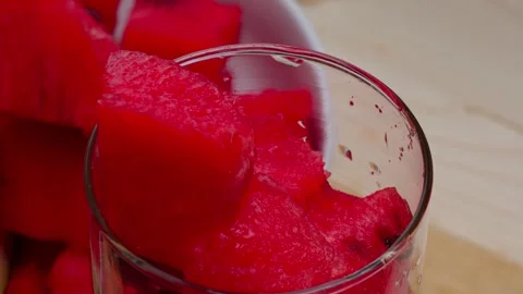 Watermelon flesh Video stock 326052086