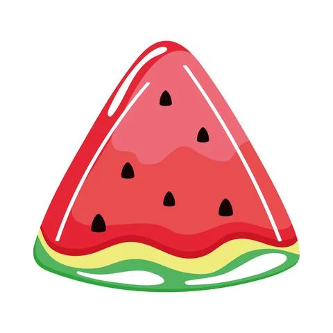 Watermelon float pool Illustrazione stock