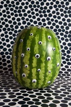 Watermelon freak dots 2 Stock Photos
