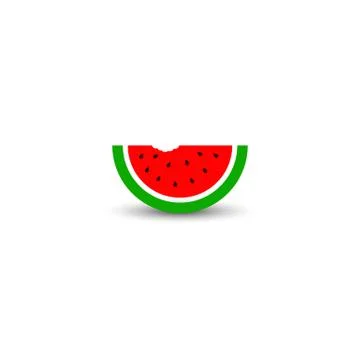 Watermelon fruit icon Stock Illustration