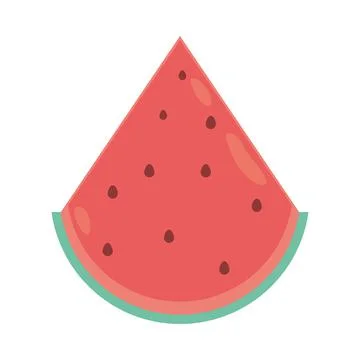 Watermelon fruit icon Stock Illustration