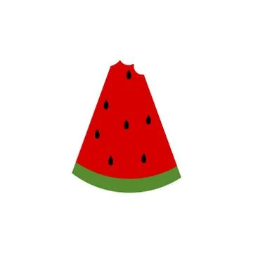 Watermelon fruit vector design template illustration Stock Illustration