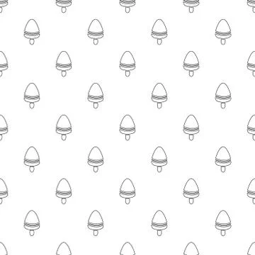 Watermelon ice cream pattern seamless Stock Illustration