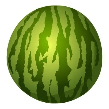 Watermelon icon cartoon . Melon slice Stock Illustration