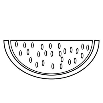 Watermelon icon Stock Illustration