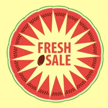 Watermelon Stock Illustration