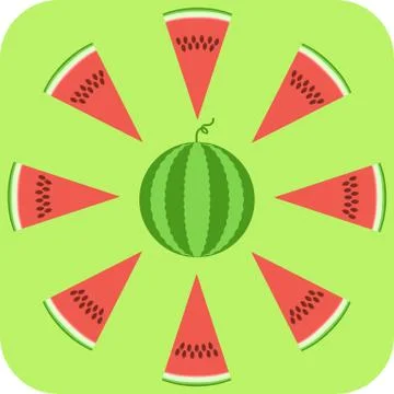 Watermelon Stock Illustration