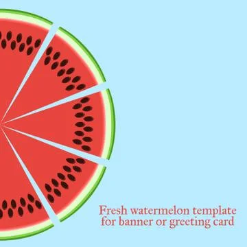 Watermelon Stock Illustration