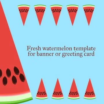 Watermelon Stock Illustration
