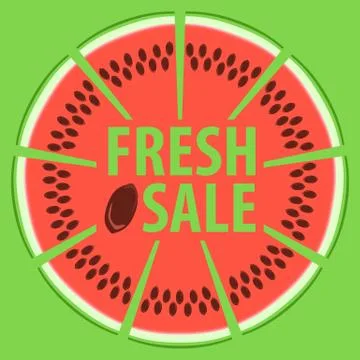 Watermelon Stock Illustration