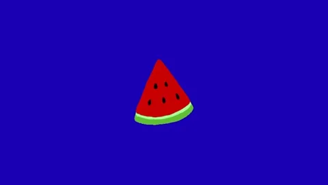 Watermelon Illustration for Summer Video stock 337328365