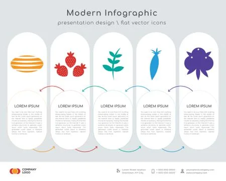 Watermelon infographics design Stock Illustration