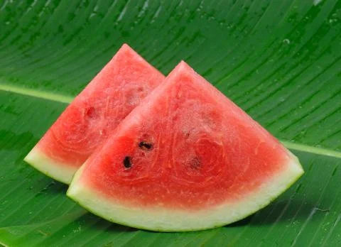 Watermelon islice Stock Photos