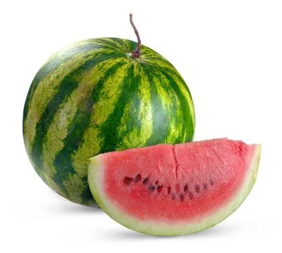 Watermelon on isolated background. Stock Photos