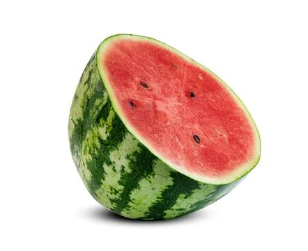 Watermelon isolated on white background ,include clipping path Stock Photos