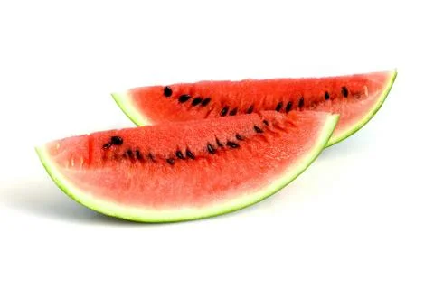 Watermelon isolated on white background Stock Photos
